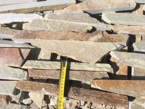 Горбушка златолит золотистый для облицовки купить в Республике Мордовия