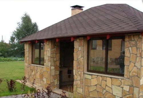 Плитняк златолит жёлтый золотистый для фасада 1,5-3см купить в Республике Мордовия