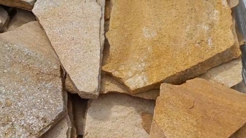 Плитняк златолит жёлтый для цоколя купить в Республике Мордовия