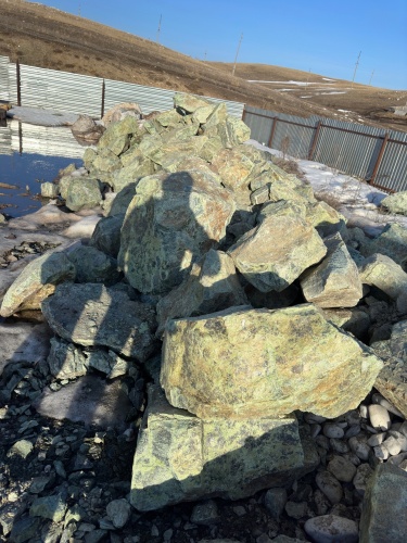 Камни для ландшафтного дизайна зелёные 10-60 килограмм купить в Республике Мордовия