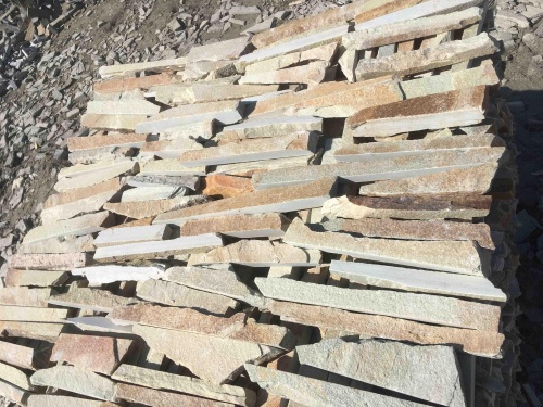 Горбушка златолит золотистый для облицовки купить в Республике Мордовия