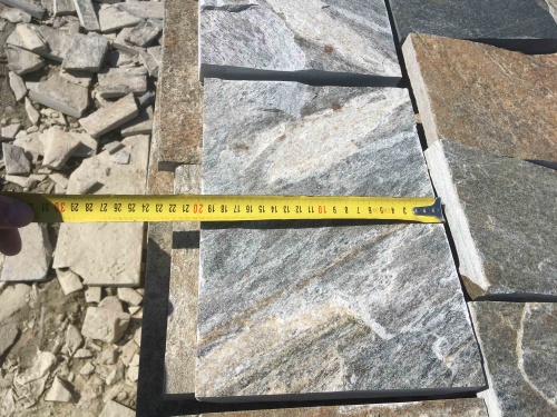 Плитка пилёная златолит Уральский для цоколя, отмостки купить в Республике Мордовия