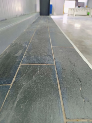 Плитка чёрная из натурального камня фасадная 30 см * 5 см, толщина 7 мм -30 мм купить в Республике Мордовия